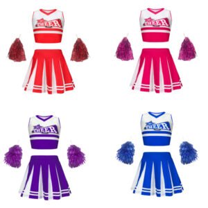 Childrens Cheerleading Performance Outfits Show Costumes