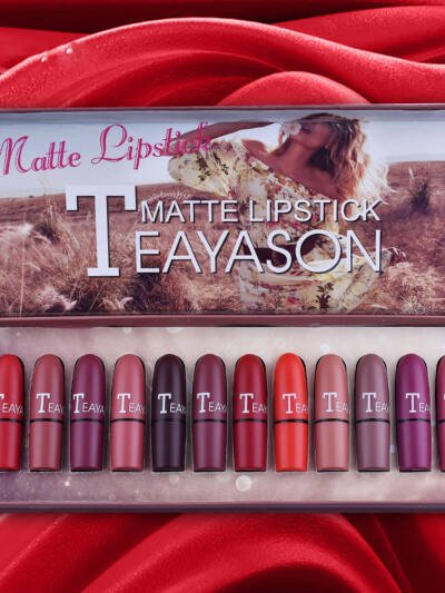 Matte Lipstick Set GIFT 12 Pieces Batch Waterproof And Long Lasting