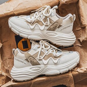 Breathable Casual Running Dad Shoes With A Thick Sole For Teens