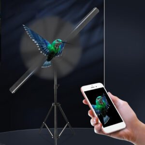 Naked-eye 3D Holographic Projection Suspension Imaging Electric Fan Screen