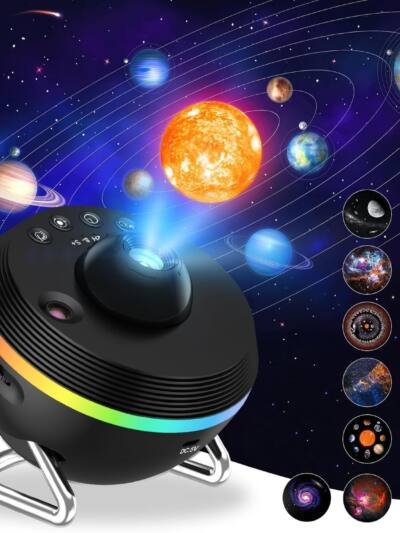 13 In 1 Ultra Clear Galaxy Projector Lamp Rotary Space Ball Planetarium Projector Lights