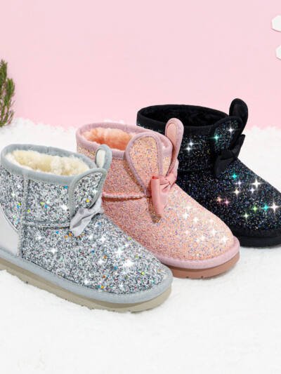 Cotton Boots For Children And Babies Thickened And Velvet