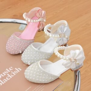Girls' Princess High Heels Piano Catwalk Show Sandals