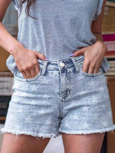 Stylish New Slim-fit Womens Denim Shorts