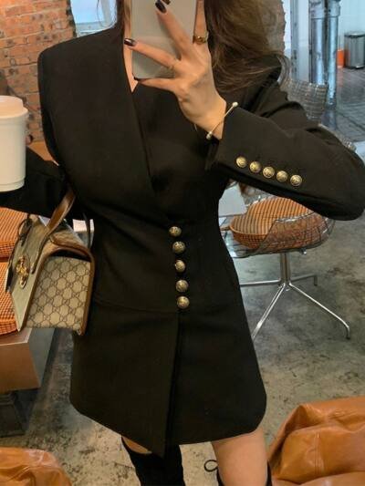Lightly Cooked Style Ladies Temperament Small Incense Style Suit Dress