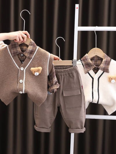 Children's Clothing Knitted Sweater Vest