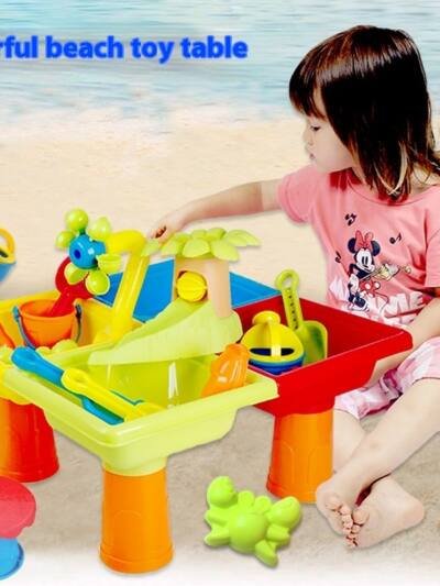 Children's Sand Table Game Table For Playing With Water And Sand Seaside Summer Beach Table Toys