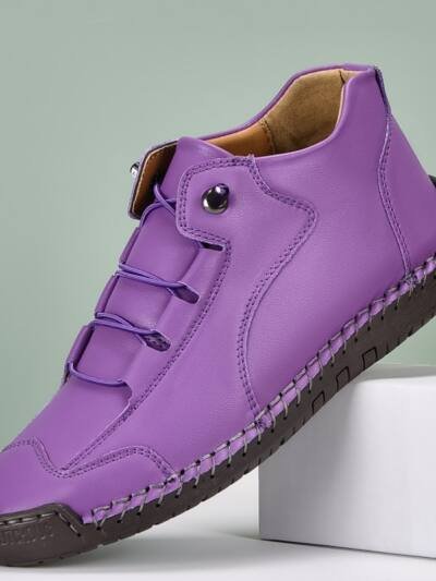 Womens Stylish Casual Stitched Flat Shoes