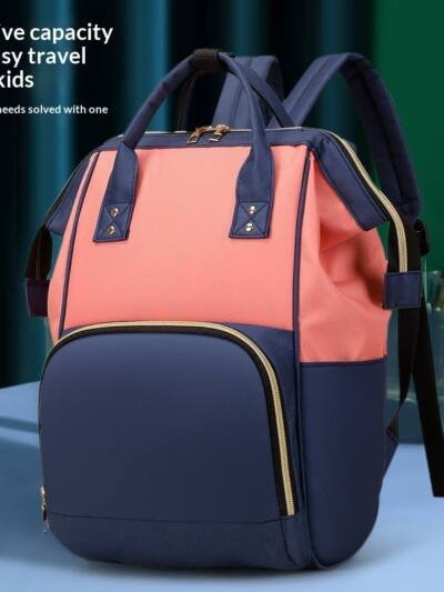 Water-repellent Oxford Fabric Backpack With A Stylish Versatile Design
