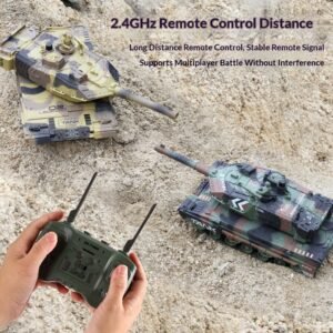 Remote Control Tank Firing Water Pellets Vs Armored Vehicle Model Toy