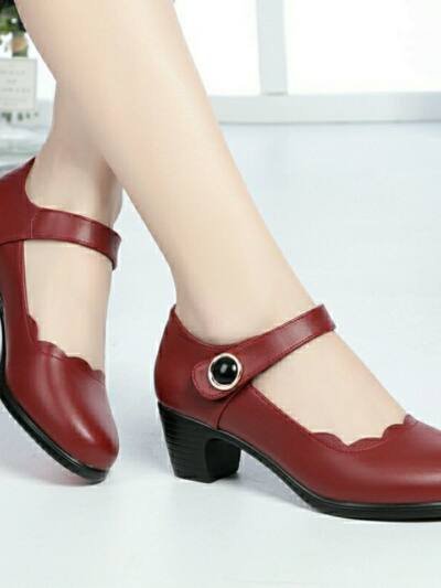 Soft Leather Shallow Mouth Single Order Shoes