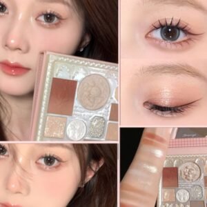 Eye Shadow Powder Blusher Highlight All In One Plate