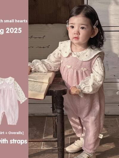 Baby Autumn Suit Baby Girl Cute Rompers Overalls Romper Children's Clothing