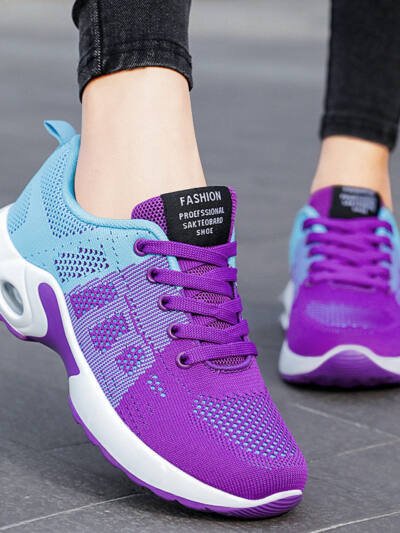 Womens Flyknit Mesh Shoes In Plus Sizes Comfortable Running Shoes