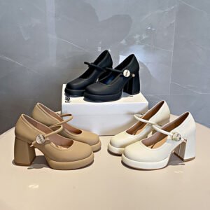 French-style Gentle Evening Breeze Mary Jane Heels For Women