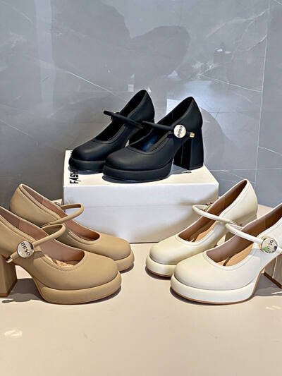 French-style Gentle Evening Breeze Mary Jane Heels For Women