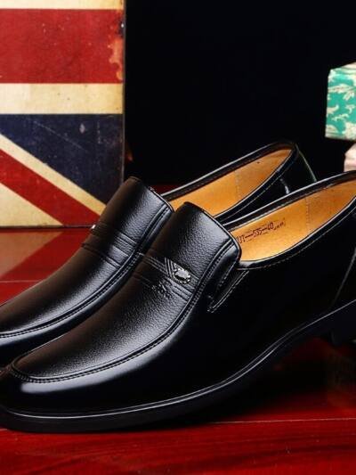 Classic Soft Leather Men's Leather Shoes Business Casual Breathable