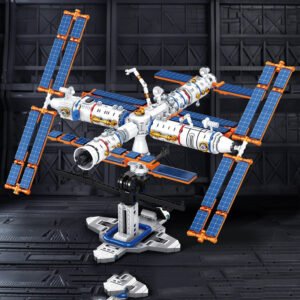 Space Rocket Boy Assembled Building Block Toys Puzzle Birthday Gift