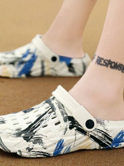 Summer New Beach Hole Shoes For Men And Women Baotou Sandals