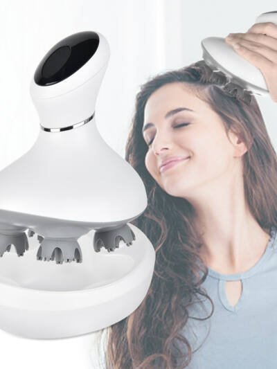 Rechargeable Waterproof Head Massager Electric Scalp Massager