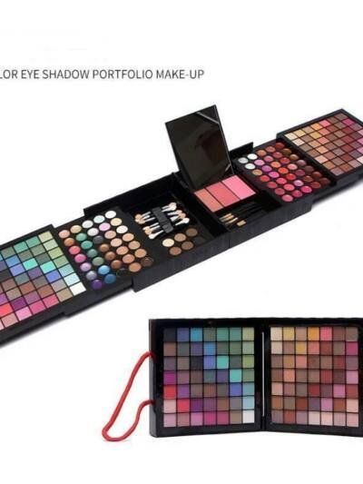 A Foreign Trade On Behalf Of Explosion Deluxe 177 Color Eye Shadow  Bronzing Plate Combination Makeup Set White Optional