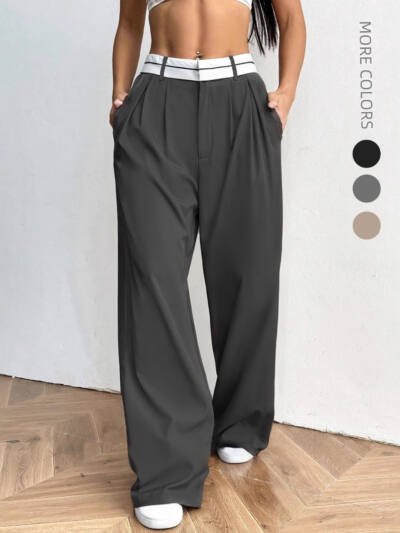 Suit Pants Loose-fit Pants Wide-leg Pantsbestsellers