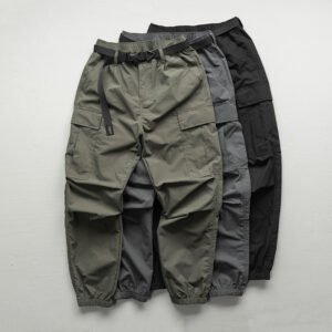 New Spring Summer Japanese-style Workwear Pants For Men