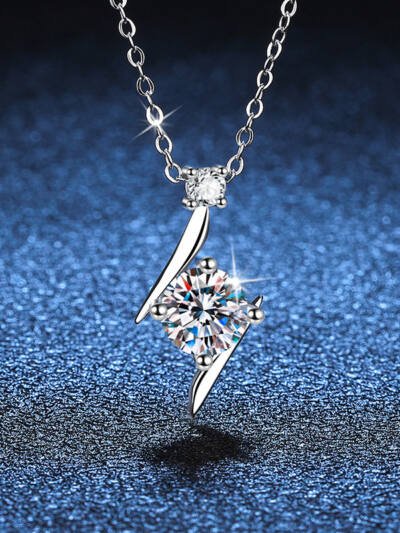 S925 Sterling Silver Necklace Moissanite Clavicle Chain