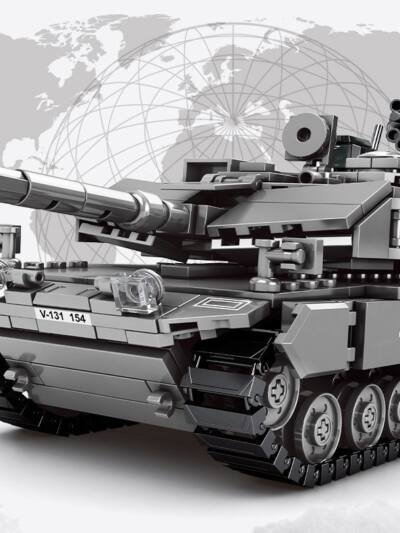 Tank Assembly Model Boy Assembled Building Block Toys Gift
