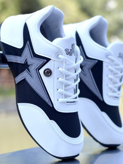 Men's Shoes New Leather Waterproof Sneakers