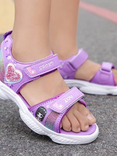 Girls' Lightweight Soft Sole Sneakers