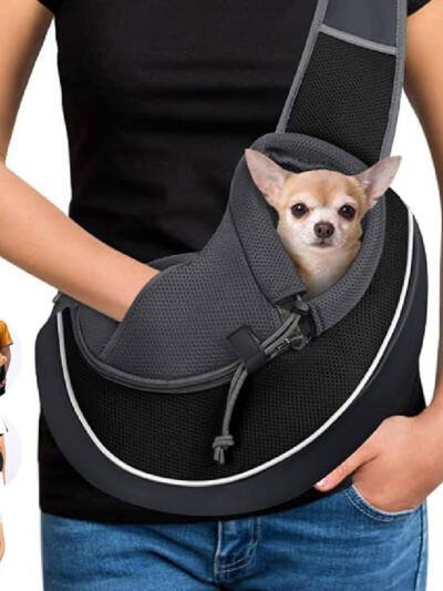 Carrying Pets Bag Women Outdoor Portable Crossbody Bag For Dogs Cats Pet Products