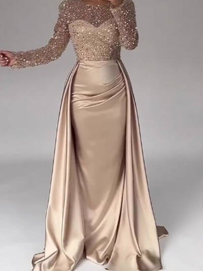 The Dazzling Sequin Queen Sequin Evening Gowns