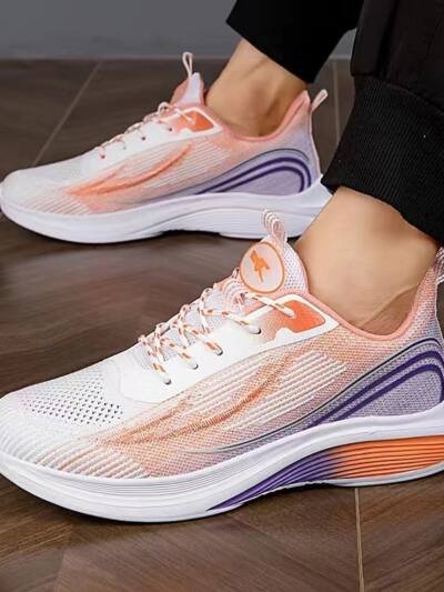 Mesh Round Head Lightweight Soft Sole Sneaker