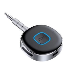 Black Bluetooth Handsfree Receiver Plug And Play 12-24V ABS Material