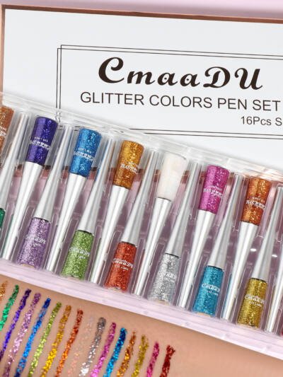 Creative Multicolor Glitter Liquid Eyeliner Set