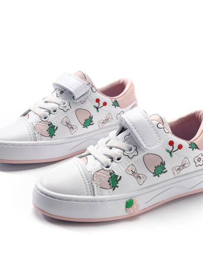 Girls' New Baby Toddler Cartoon Low-top Casual Shoes