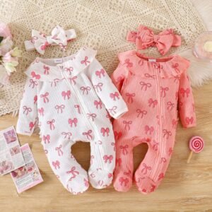 Long-sleeve One-piece Romper For Babies With Long Sleeves