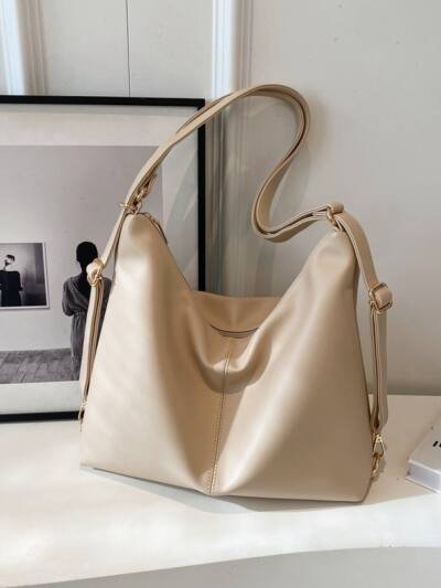 PU-textured Vintage Shoulder Bag For Women Niche Design With A Premium, High-end Vibe