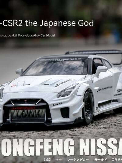 Alloy Car Model Ornaments Acousto-optic Power Control Toys