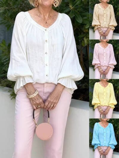 Womens Multi-color Casual Cardigan Blouse