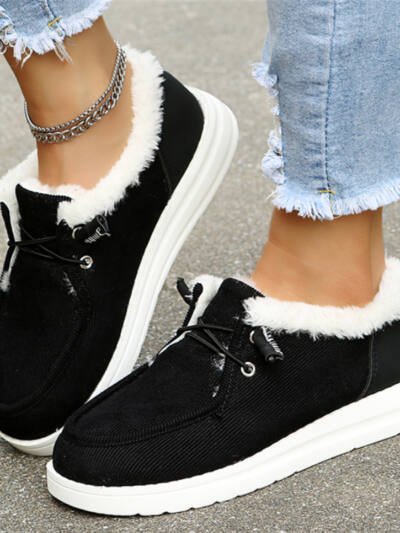 Women's Shoes Warm Winter Loafers