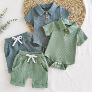 Boys' Short Sleeved Kazakhstan Suit