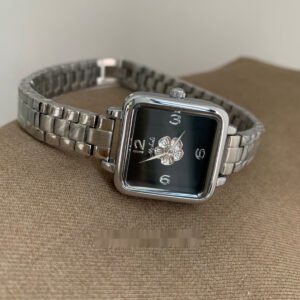 ZUORAN Camellia Steel Chain Square Niche High-grade Elegant Women's Watch