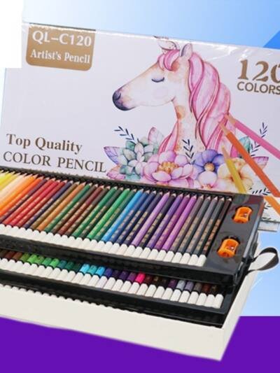120 color colored pencils