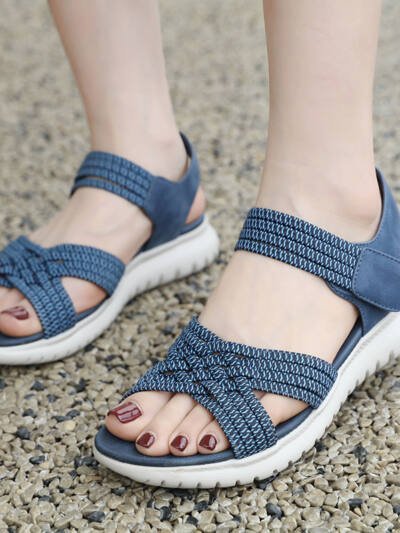 Women's Lightweight Sports Style Comfortable Elastic Plus Size Sandals