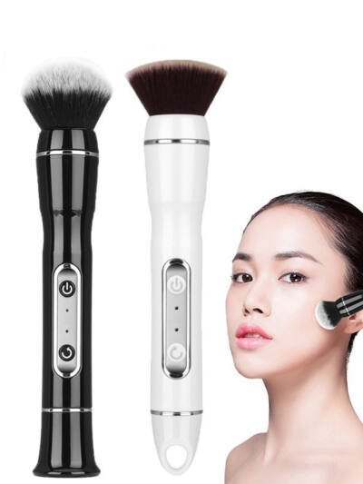 Electric makeup brush, automatic fiber hair foundation blush brush, multi-functional beauty tools
