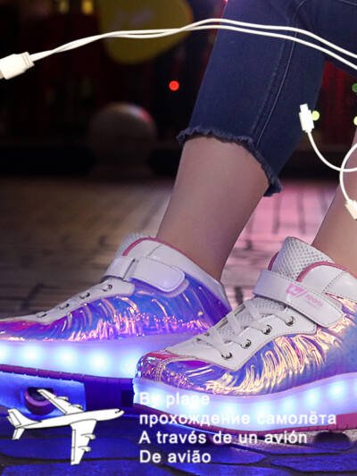 Children's And Adolescents Wheel Shoes Single Wheel