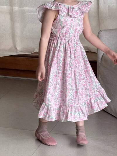 Spring And Summer New Girls Dress Beach Style