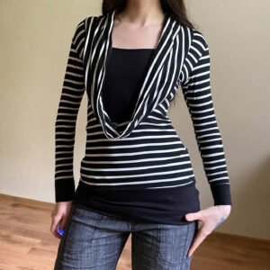 Stylish Minimalist Slim Fit Long Sleeve Top For Women